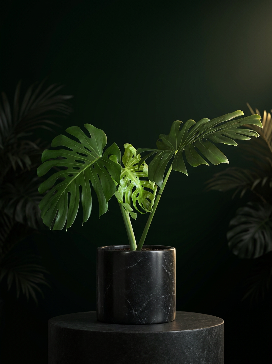 Mature Green Monstera deliciosa